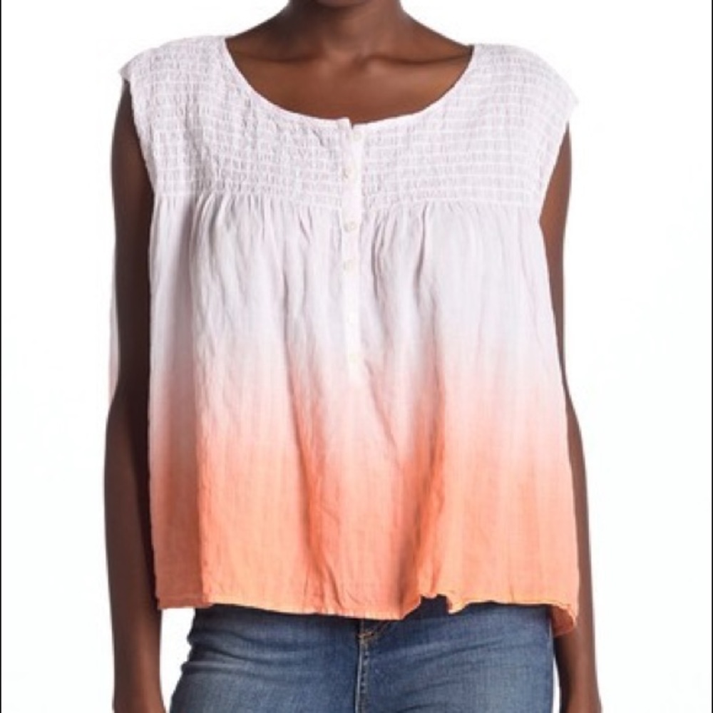 NWT Free People Little Bit of Something Ombre Top